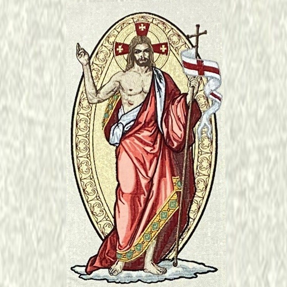 Ornat Gotycki wielkanocny Chrystus zmartwychwstały (64K) - ORNATY WIELKANOCNE - zdjęcie 2 - Ornat Gotycki wielkanocny Chrystus zmartwychwstały (64K)