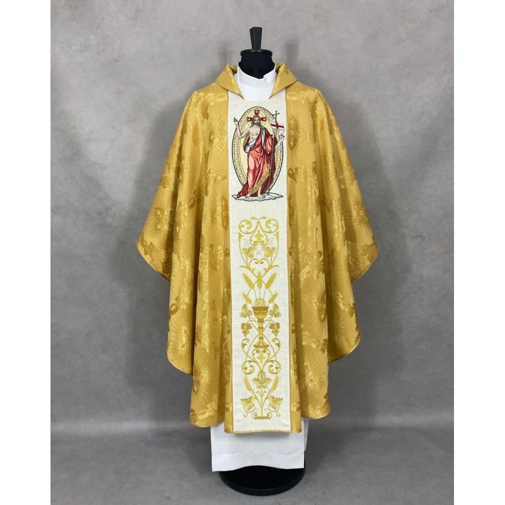 Ornat Gotycki wielkanocny Chrystus zmartwychwstały (64K) - ORNATY WIELKANOCNE - zdjęcie 5 - Ornat Gotycki wielkanocny Chrystus zmartwychwstały (64K)