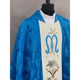 Ornat gotycki haftowany, motyw maryjny (75K) - Ornaty Maryjne - zdjęcie 2 - Ornat gotycki haftowany, motyw maryjny (75K)