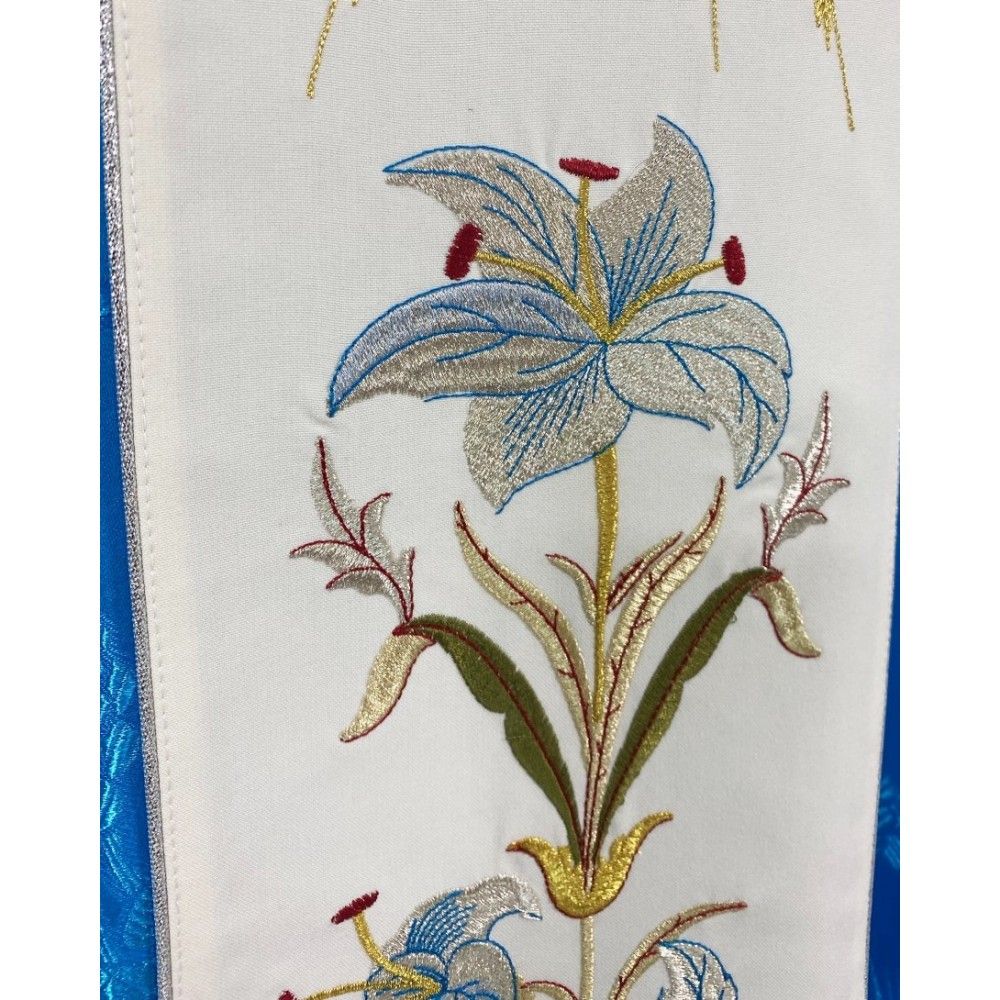 Ornat gotycki haftowany, motyw maryjny (75K) - Ornaty Maryjne - zdjęcie 3 - Ornat gotycki haftowany, motyw maryjny (75K)