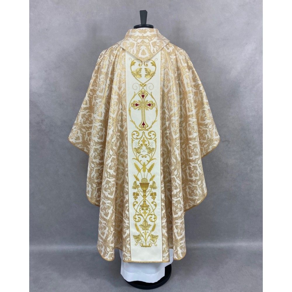 Ornat gotycki, haftowany Jan Chrzciciel (84K) - Ornaty z wizerunkiem świętych - zdjęcie 6 - Ornat gotycki, haftowany Jan Chrzciciel (84K)