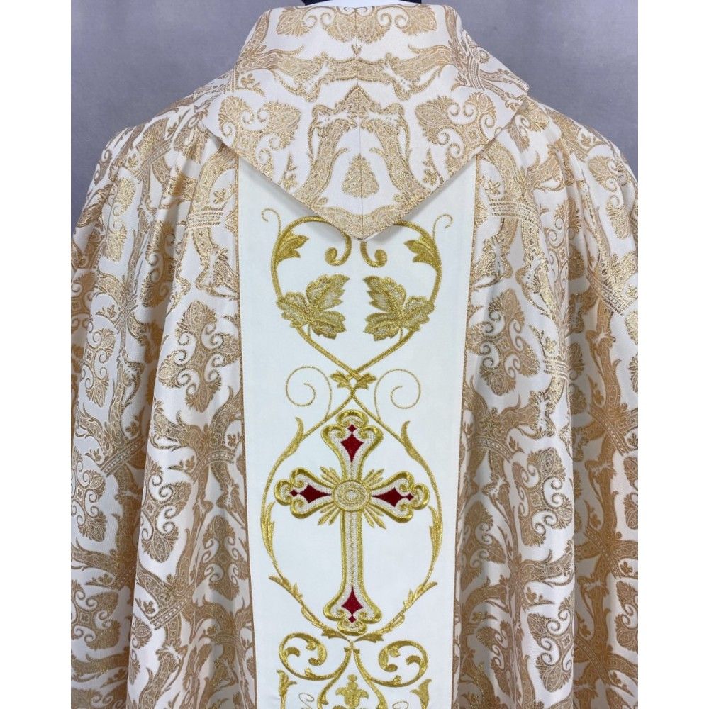Ornat gotycki, haftowany Jan Chrzciciel (84K) - Ornaty z wizerunkiem świętych - zdjęcie 7 - Ornat gotycki, haftowany Jan Chrzciciel (84K)