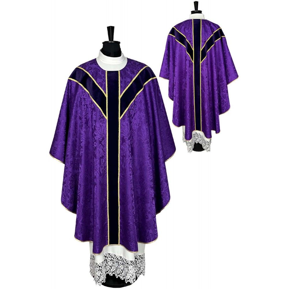 Ornat Semi-Gotycki - kolory liturgiczne (38) - Ornaty Semi Gotyckie - zdjęcie 6 - Ornat Semi-Gotycki - kolory liturgiczne (38)