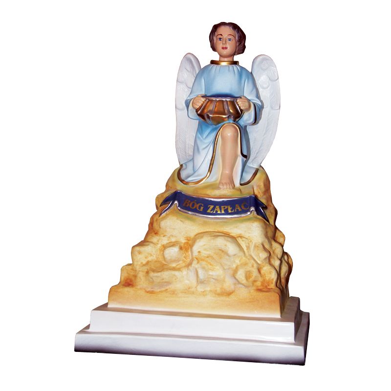 Boże Narodzenie figura - Aniołek skarbonka - 45 cm - Anioły - Boże Narodzenie figura - Aniołek skarbonka - 45 cm