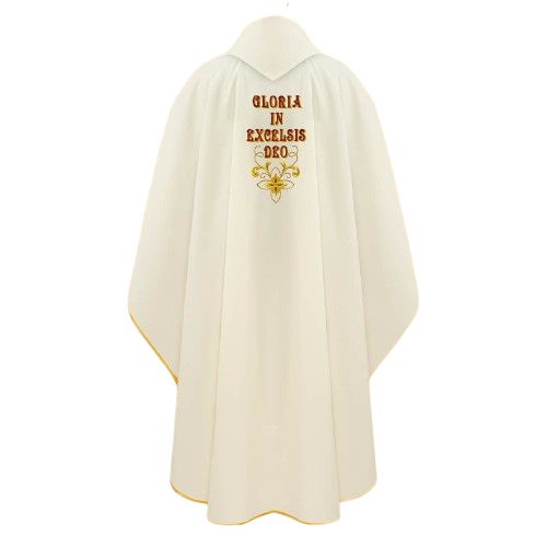 Ornat haftowany Boże Narodzenie (3U) - Ornaty z wizerunkiem świętych - zdjęcie 2 - Ornat haftowany Boże Narodzenie (3U)