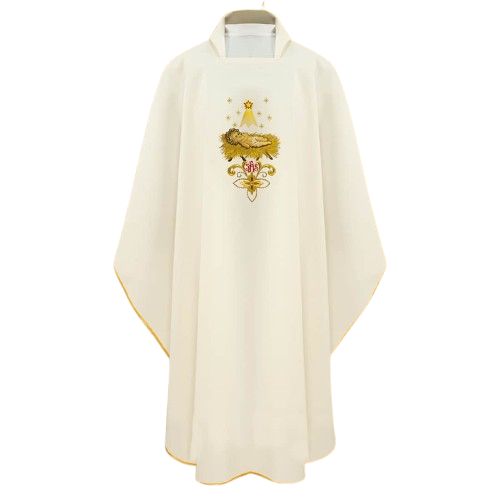 Ornat haftowany Boże Narodzenie (3U) - Ornaty z wizerunkiem świętych - Nowość