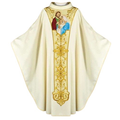 Ornat haftowany Boże Narodzenie (7U) - Ornaty z wizerunkiem świętych - Nowość