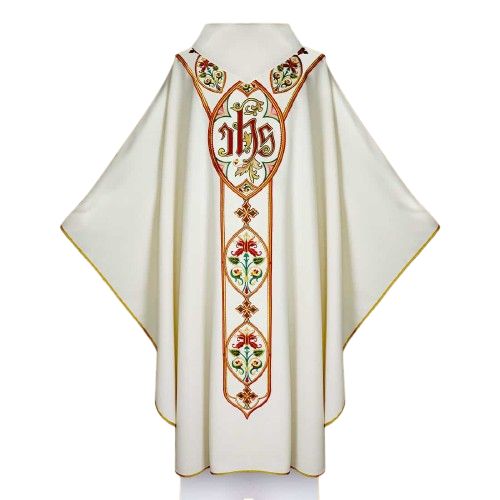 Ornat haftowany Boże Narodzenie (10U) - Ornaty z wizerunkiem świętych - zdjęcie 3 - Ornat haftowany Boże Narodzenie (10U)
