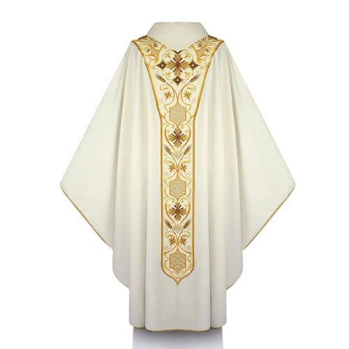 Ornat haftowany Boże Narodzenie (12U) - Ornaty z wizerunkiem świętych - zdjęcie 2 - Ornat haftowany Boże Narodzenie (12U)