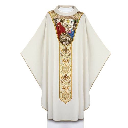 Ornat haftowany Boże Narodzenie (12U) - Ornaty z wizerunkiem świętych - Nowość