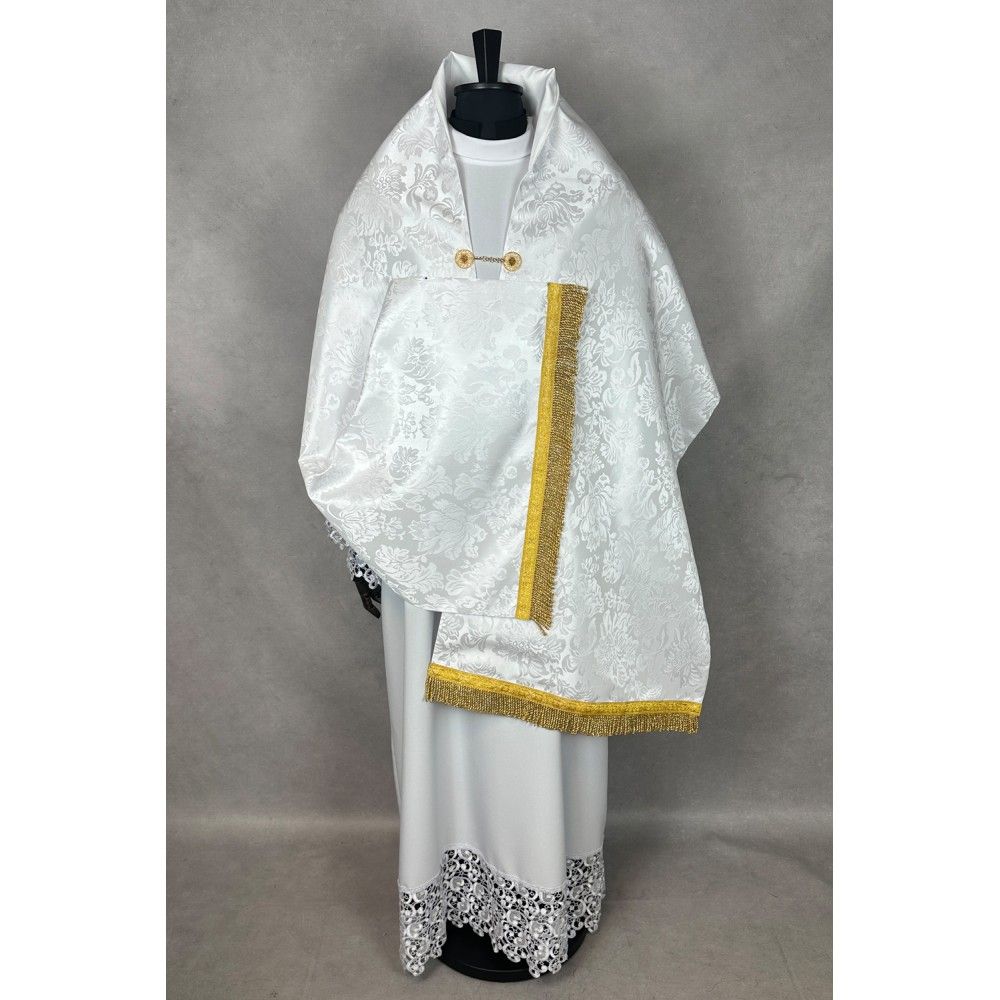 Vimpa rozeta - welon noszony przez ministrantów - ALBY LEKTORSKIE - zdjęcie 2 - Vimpa rozeta - welon noszony przez ministrantów