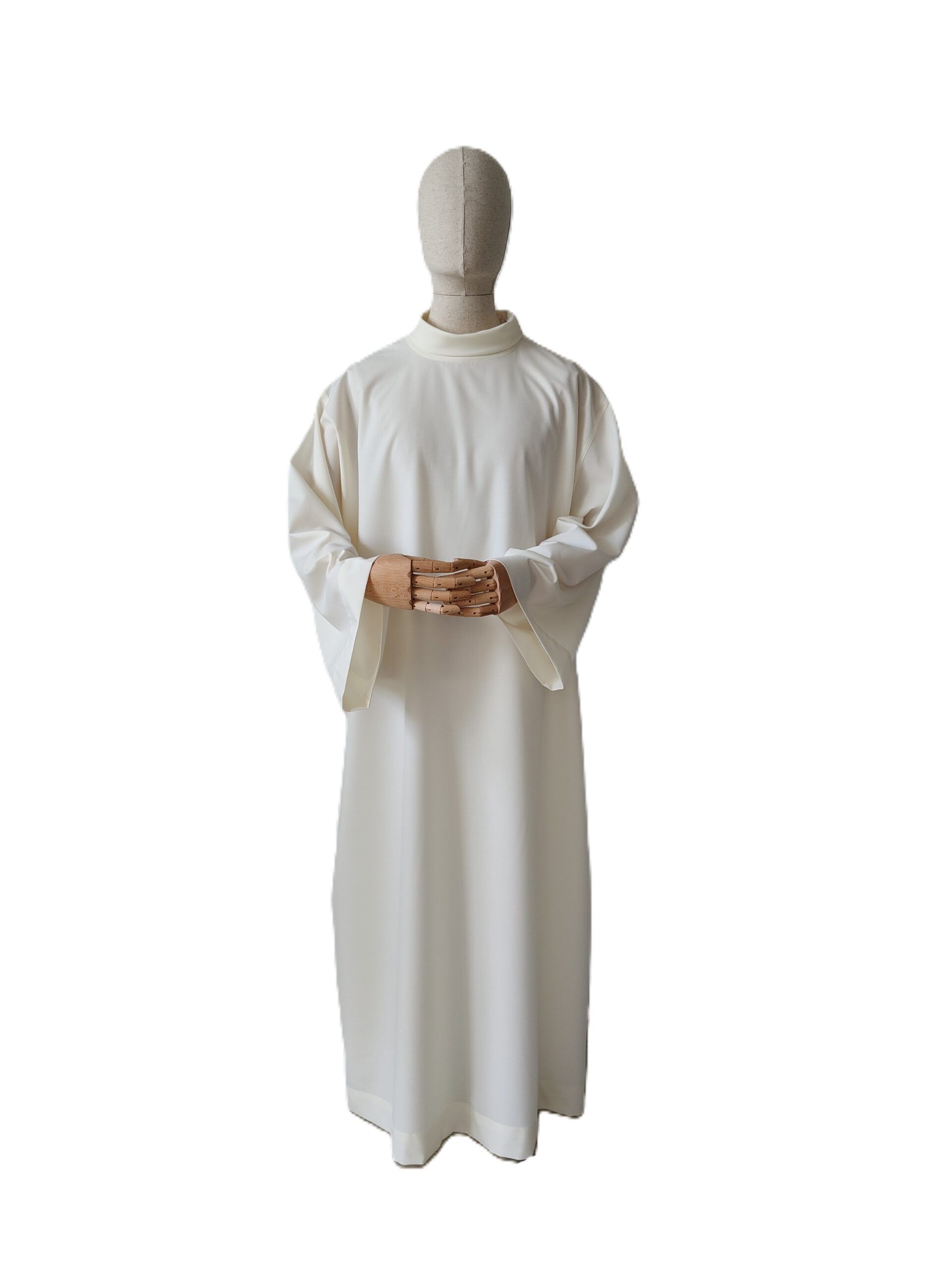 Alba kapłańska wełniana, ecru - KOMŻE I ALBY  KAPŁAŃSKIE - Nowość