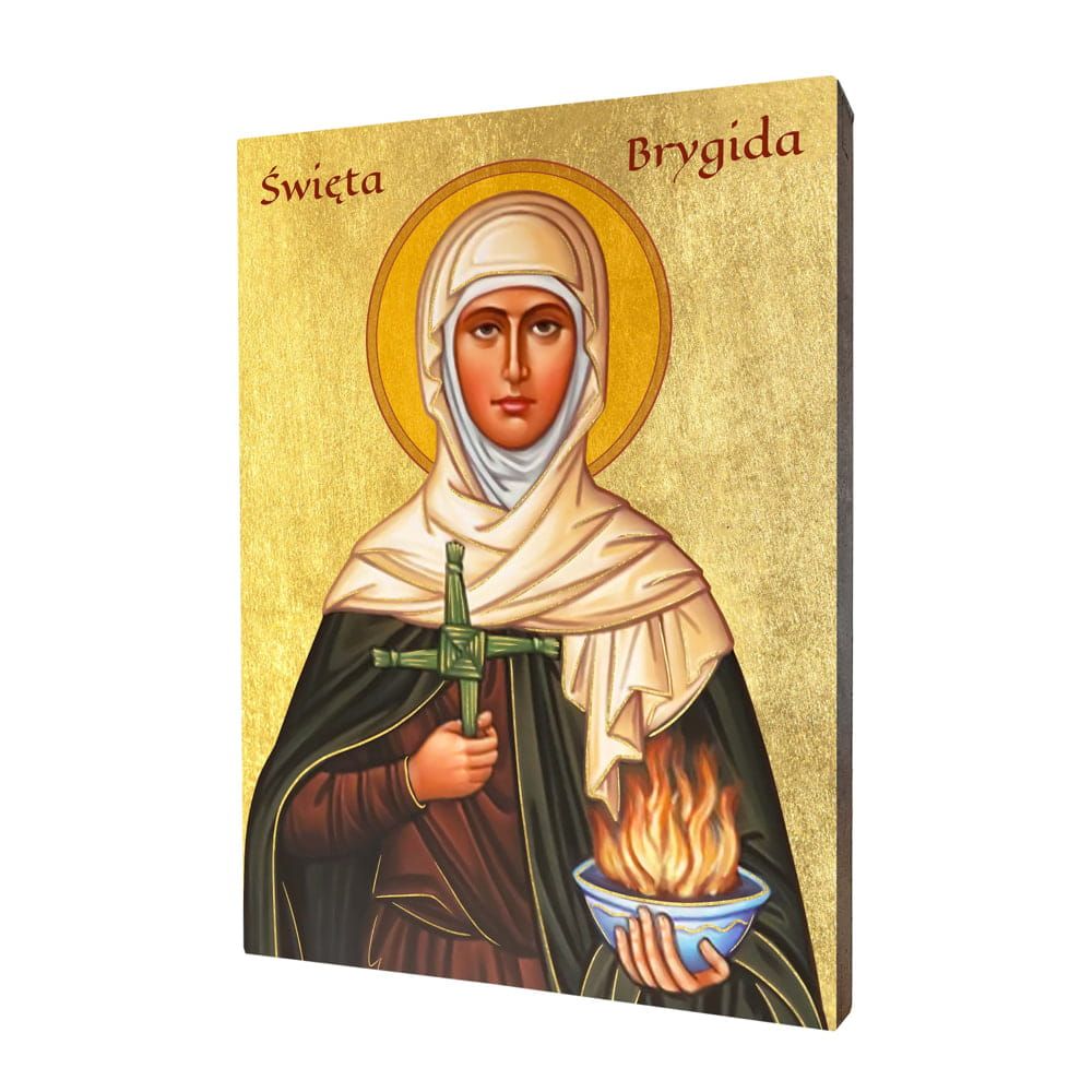 Ikona religijna święta Brygida z Kildare - Święci i Błogosławieni - Nowość
