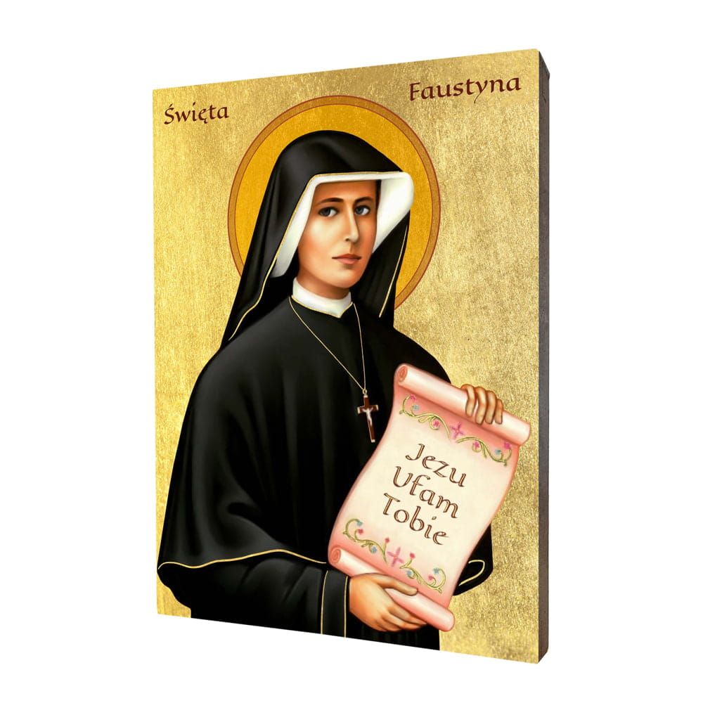 Ikona religijna święta Faustyna Kowalska - Święci i Błogosławieni - Nowość