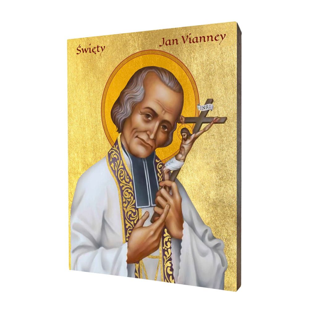 Ikona religijna święty Jan Vianney - Święci i Błogosławieni - Nowość
