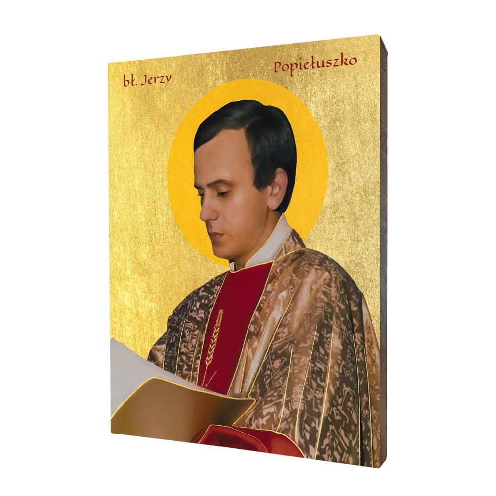 Ikona z błogosławionym ks. Jerzym Popiełuszko - Święci i Błogosławieni - Nowość