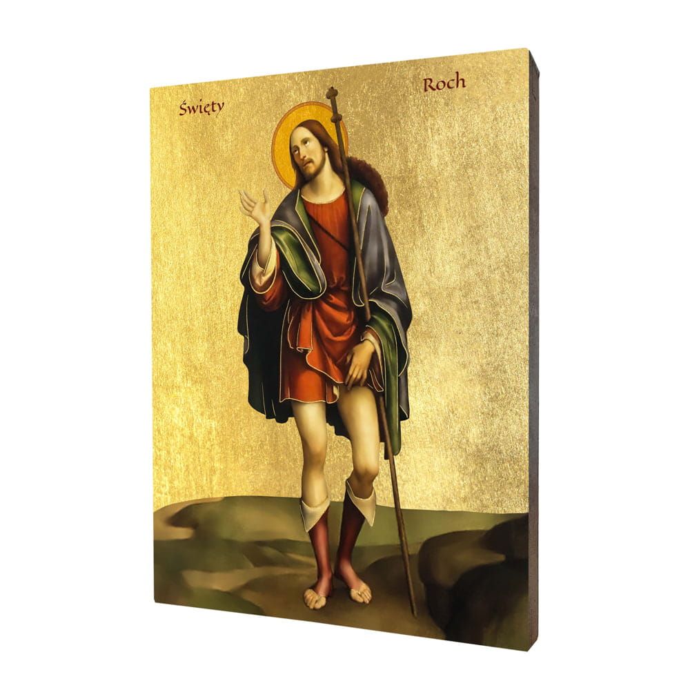 Ikona święty Roch - Święci i Błogosławieni - Nowość