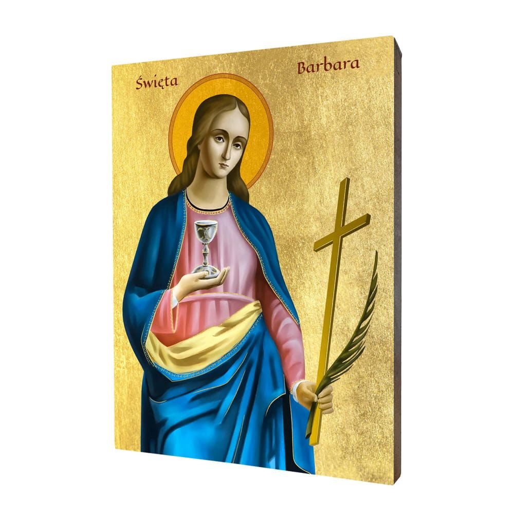 Ikona religijna świętej Barbary - Święci i Błogosławieni - Nowość