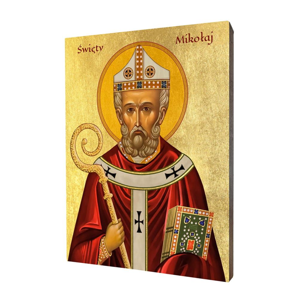 Ikona religijna święty Mikołaj - Święci i Błogosławieni - Nowość