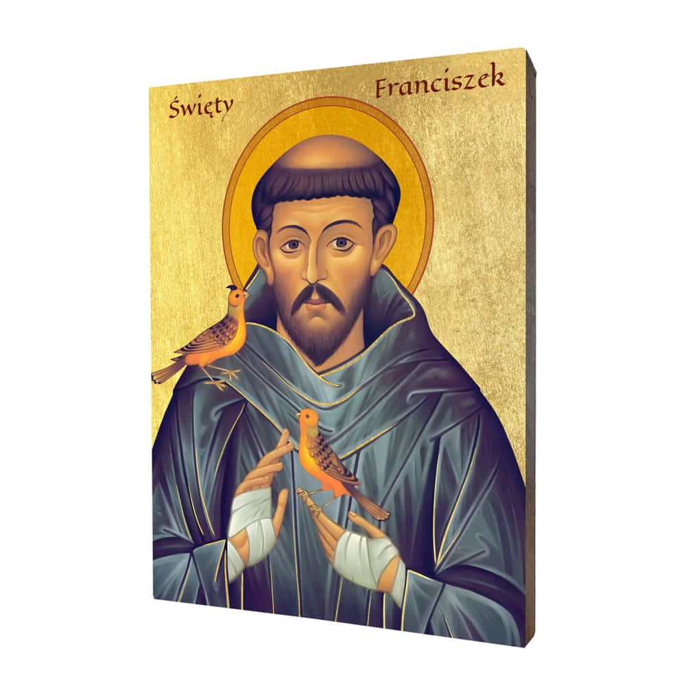 Ikona świętego Franciszka z Asyżu - Święci i Błogosławieni - Nowość