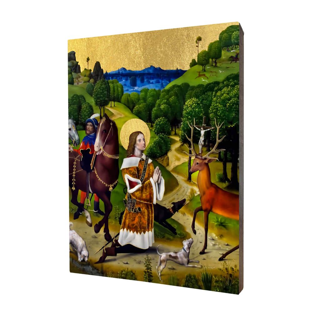 Ikona świętego Huberta - Święci i Błogosławieni - Nowość