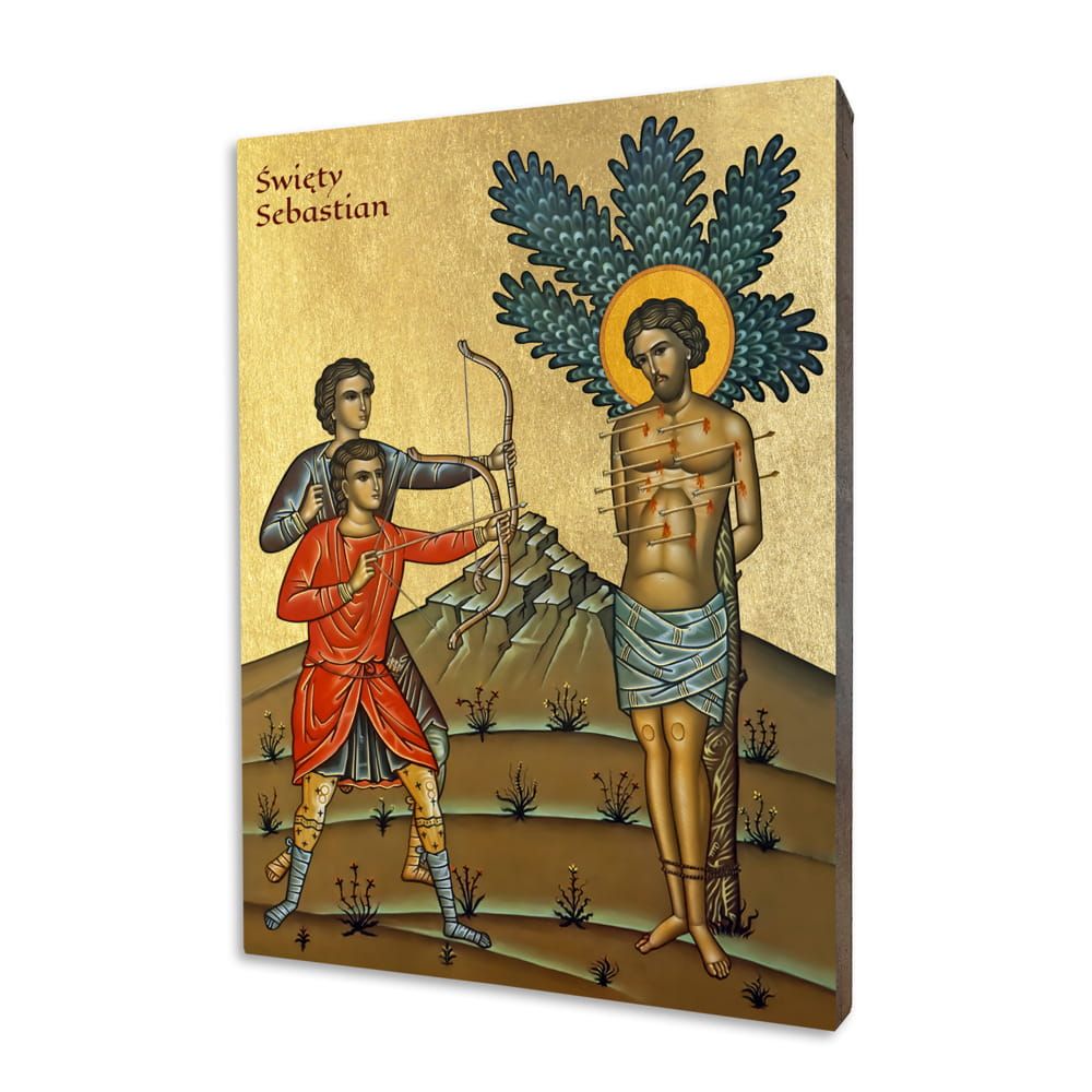 Ikona święty Sebastian - Święci i Błogosławieni - Nowość