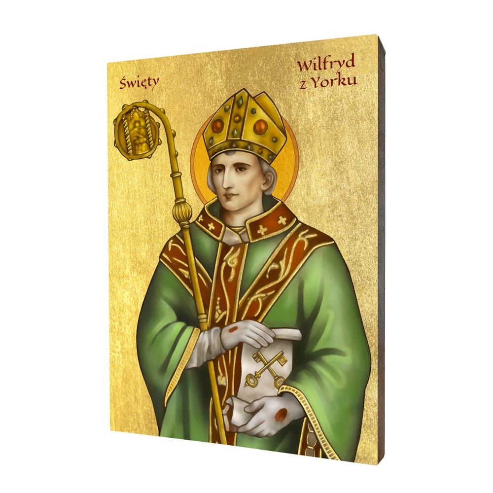 Święty Wilfryd z Yorku ikona religijna - Święci i Błogosławieni - Nowość
