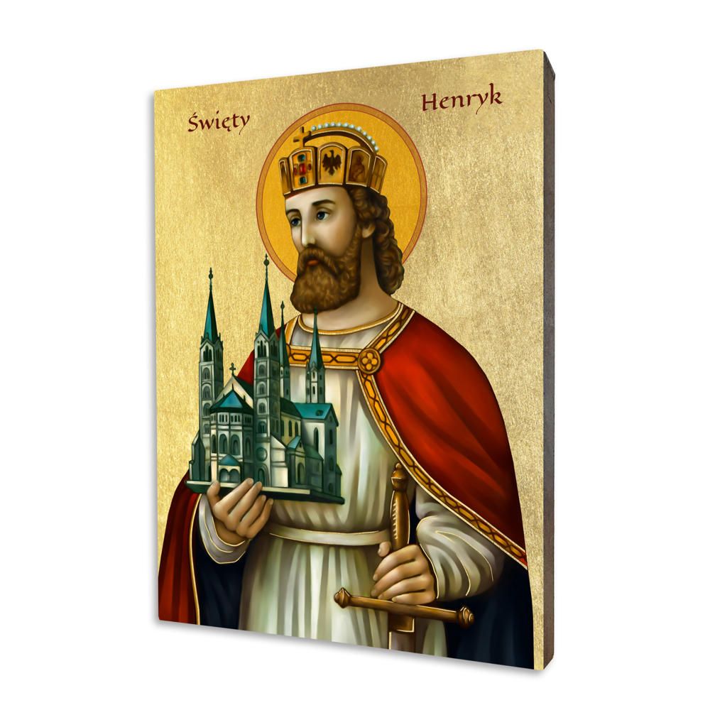 Ikona święty Henryk II - Święci i Błogosławieni - Nowość