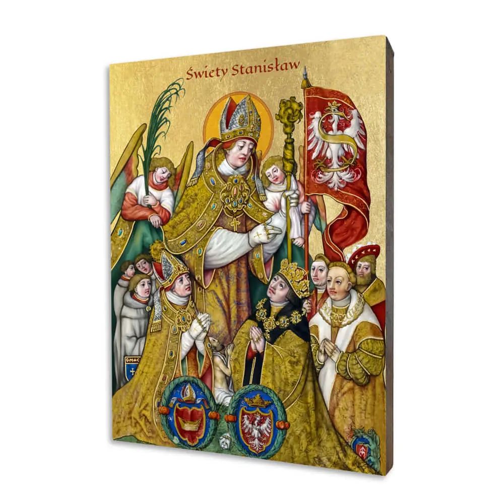 Ikona święty Stanisław - Święci i Błogosławieni - Nowość