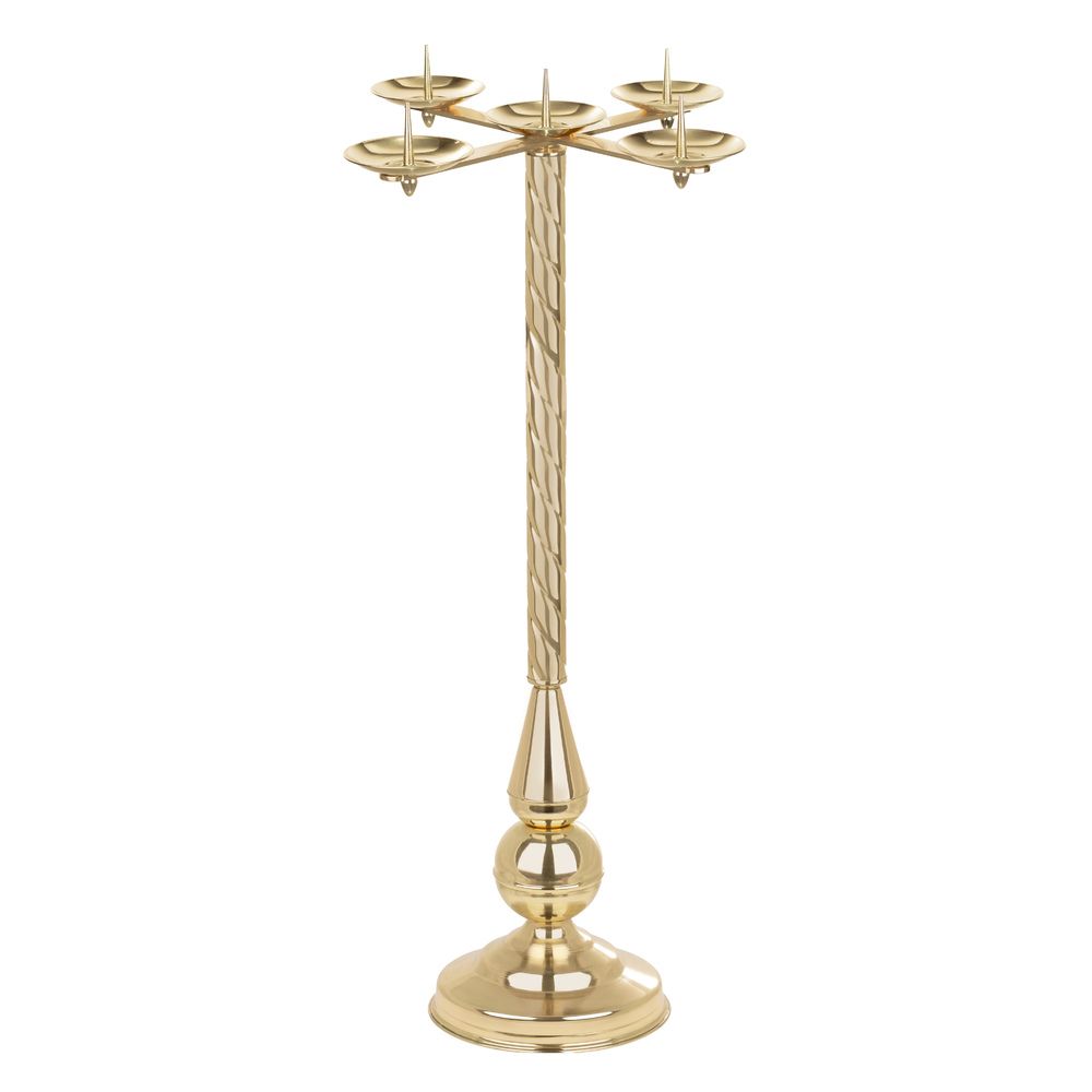 Lichtarz adwentowy na 5 świec - 92 cm - ŚWIECZNIKI / LICHTARZE - Nowość