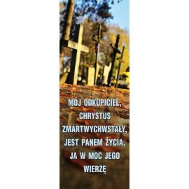 Baner - Mój odkupiciel Chrystus... - WSZYSTKICH ŚWIĘTYCH