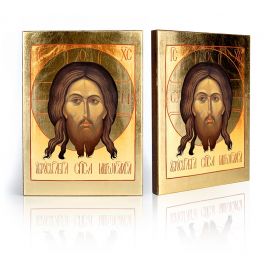 Ikona Mandylion (nie ręką ludzką uczyniony) - Jezus Chrystus