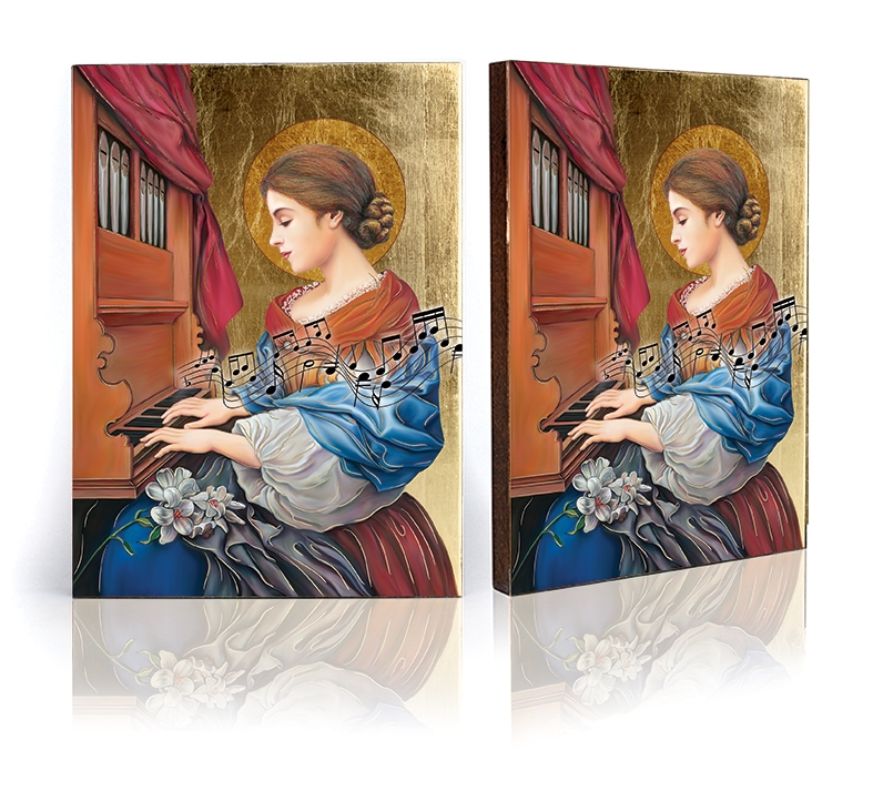 Ikona św. Cecylia - Święci i Błogosławieni - Nowość