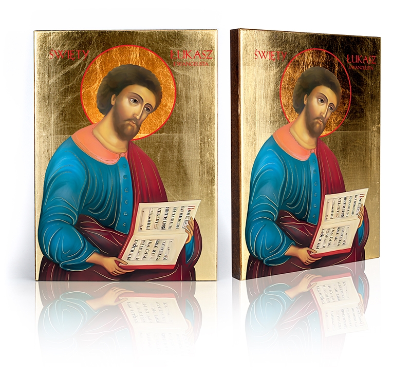 Ikona Święty Łukasz Ewangelista - Święci i Błogosławieni - Nowość