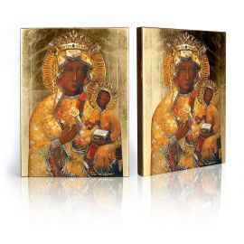 Ikona Matka Boża Częstochowska (w sukience bursztynowej) - Matka Boża
