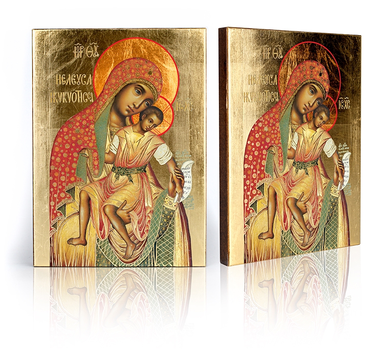 Ikona Matka Boża Kykkotissa wg. Simona Uszakowa - Matka Boża - Nowość