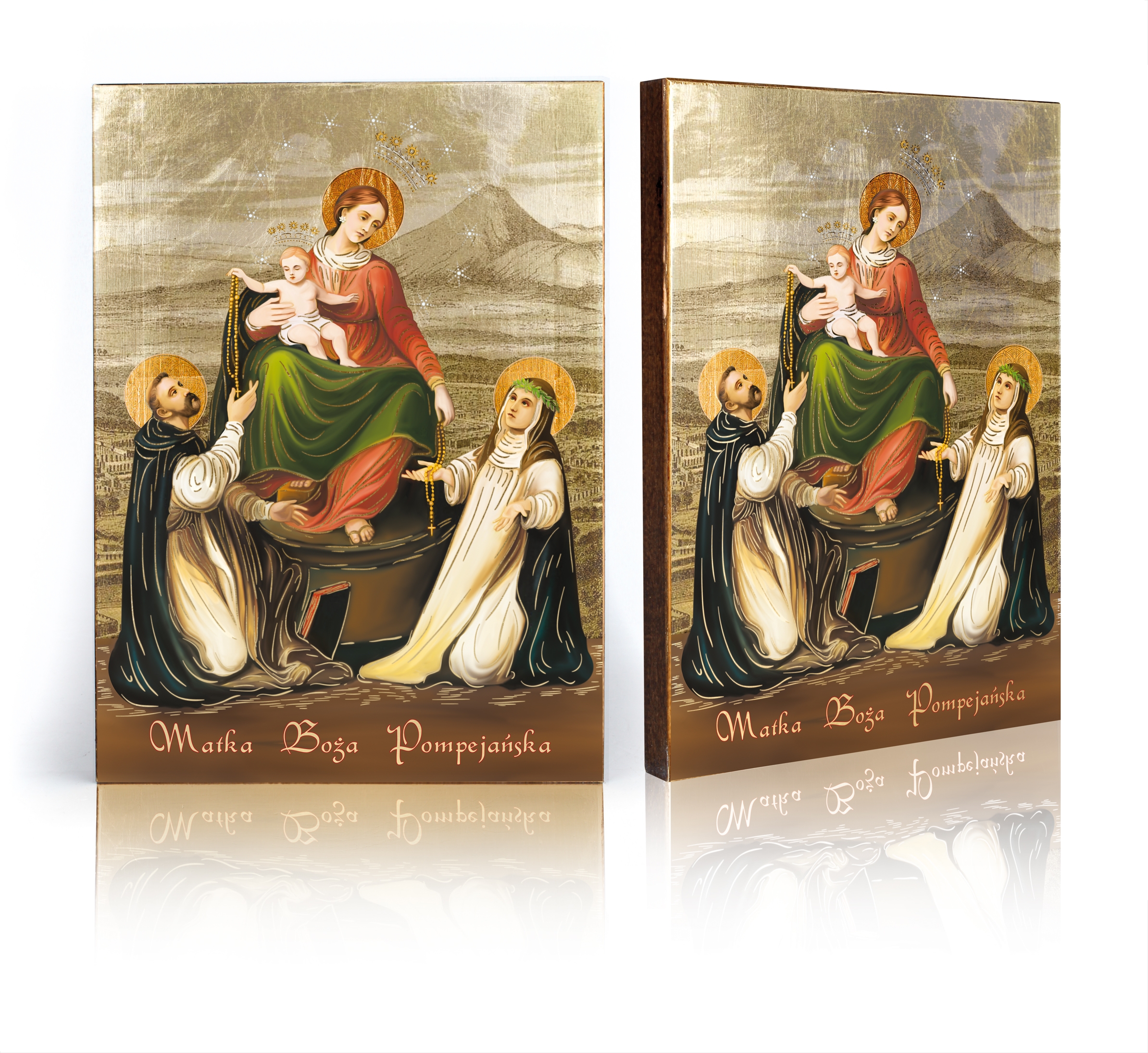 Ikona Matka Boża Pompejańska - Matka Boża - Nowość