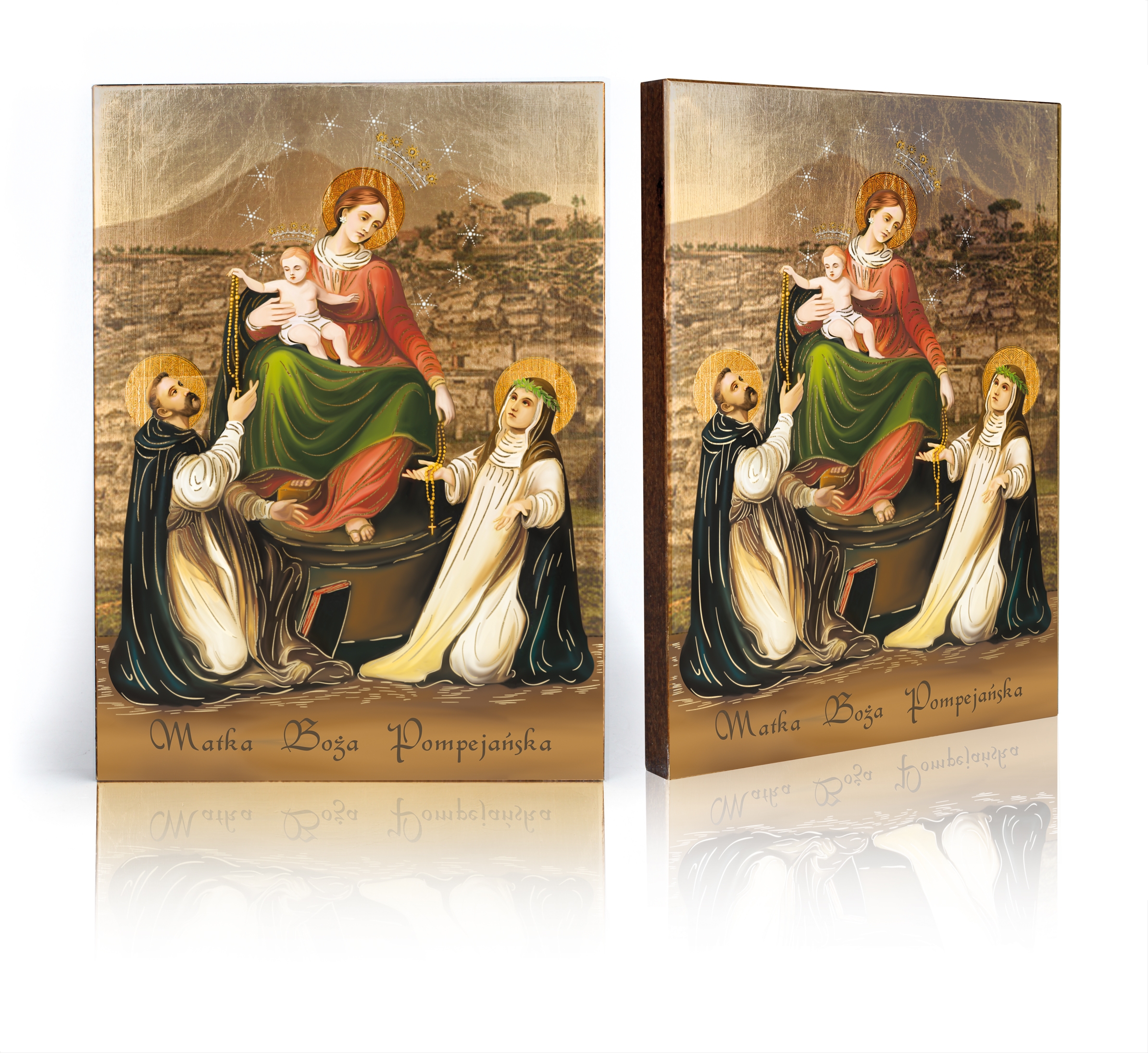 Ikona Matka Boża Pompejańska (2) - Matka Boża - Nowość