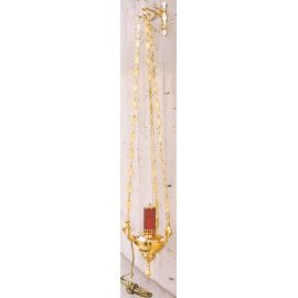 Lampka wieczna, wisząca, elektryczna lub oliwna - 38 cm. - LAMPKI WIECZNE