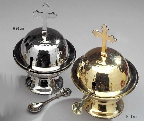 Łódka z krzyżykiem + łyżeczka - 2 modele (mosiądz, nikiel) - TRYBULARZE, ŁÓDKI - zdjęcie 3 - Łódka z krzyżykiem + łyżeczka - 2 modele (mosiądz, nikiel)