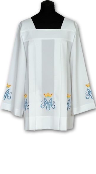 Komża żorżeta haftowana (2) - KOMŻE I ALBY  KAPŁAŃSKIE - Nowość