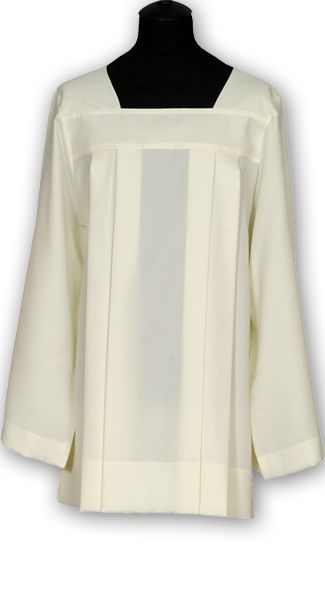 Komża kapłańska żorżeta - ecru - KOMŻE I ALBY  KAPŁAŃSKIE - Nowość