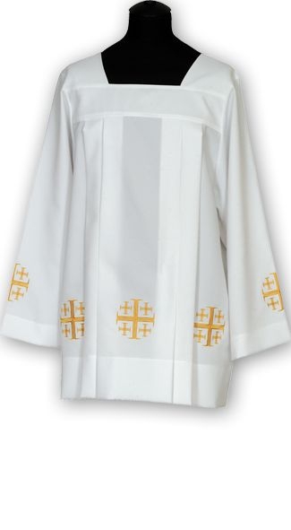 Komża żorżeta haftowana (11) - KOMŻE I ALBY  KAPŁAŃSKIE - Nowość