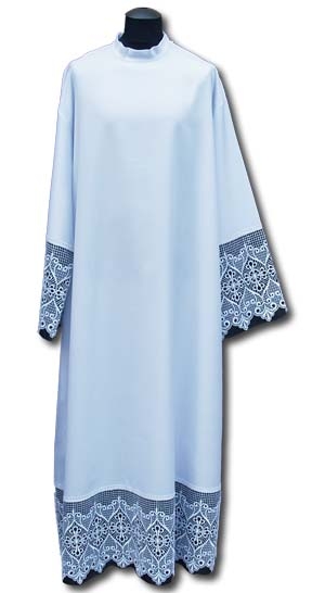 Alba kanonicka z podbiciem - KOMŻE I ALBY  KAPŁAŃSKIE - Nowość