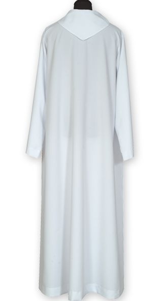 Alba kapłańska kaptur, bez zakładek - KOMŻE I ALBY  KAPŁAŃSKIE - zdjęcie 2 - Alba kapłańska kaptur, bez zakładek