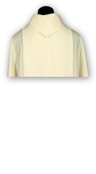 Alba kapłańska z kapturem, szerokie zakładki - KOMŻE I ALBY  KAPŁAŃSKIE - zdjęcie 2 - Alba kapłańska z kapturem, szerokie zakładki