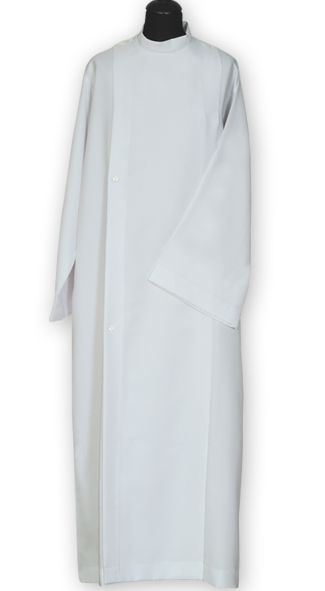 Alba kapłańska zapinana (elano-wełna) - KOMŻE I ALBY  KAPŁAŃSKIE - Nowość