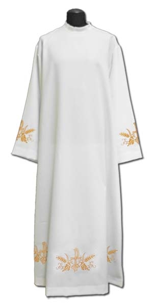 Alba kapłańska haftowana (2) - KOMŻE I ALBY  KAPŁAŃSKIE - Nowość