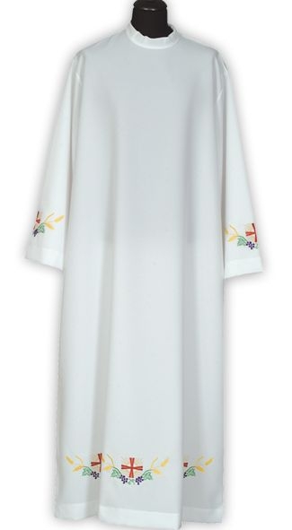 Alba kapłańska haftowana  (5) - KOMŻE I ALBY  KAPŁAŃSKIE - Nowość