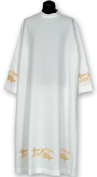 Alba kapłańska haftowana  (6) - KOMŻE I ALBY  KAPŁAŃSKIE - Nowość